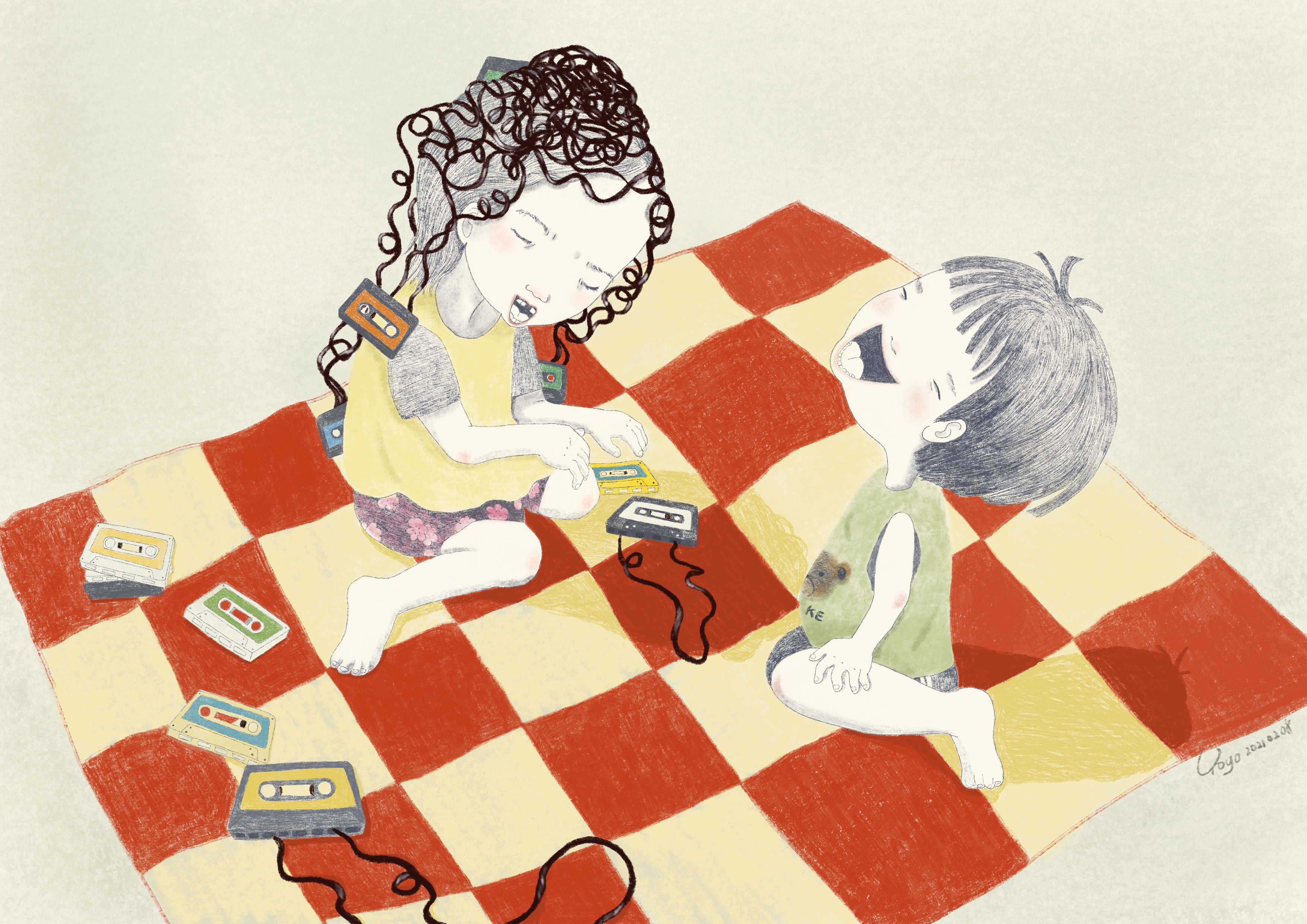 Illustration- Childhood memories